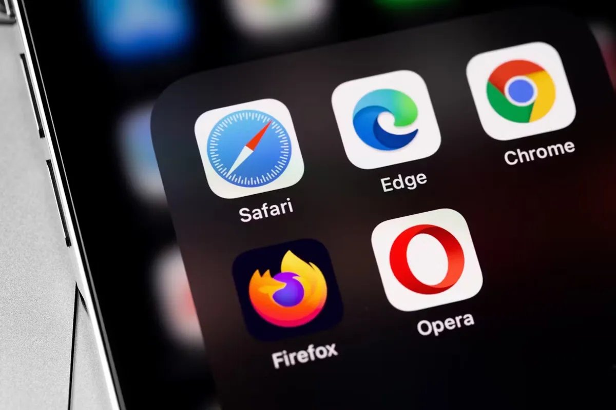 Olika webbläsare att välja mellan